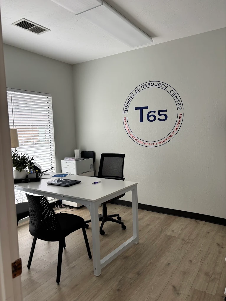 Welcoming consultation room at Turning 65 Resource Center